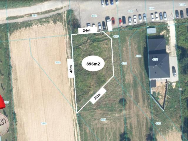 Do sprzedania działka 896 m² pod zabudowę jednorodzinną