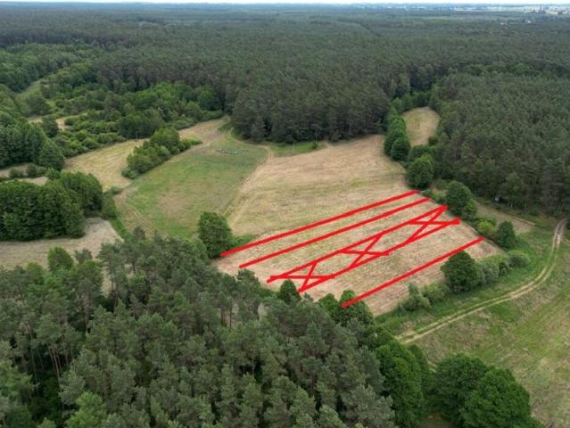 Działka 800 m², Ganina