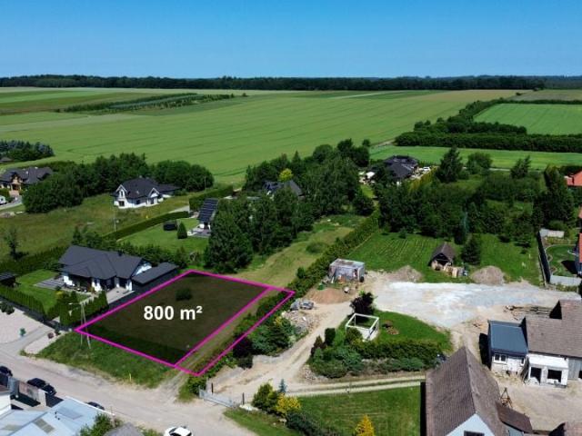 Działka 830 m², Włynkowo