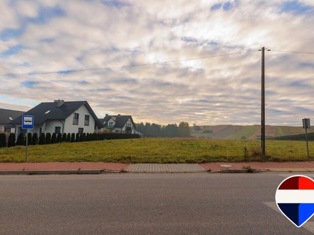 Działka 800 m² z projektem domu, szybki dojazd