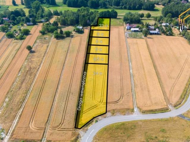 Działka 802 m², Niedrzwica Duża