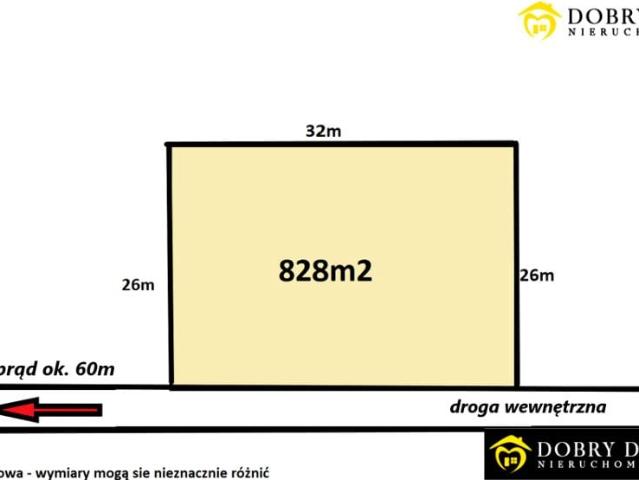 Działka 828 m², Halickie