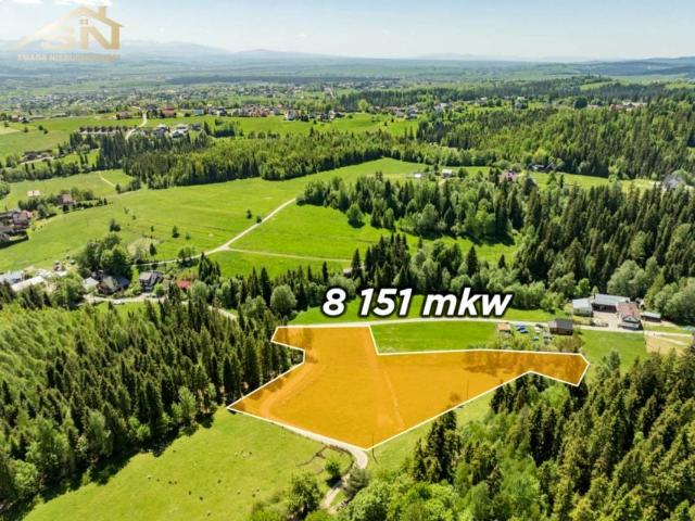 Działka 8 151 m², Nowy Targ
