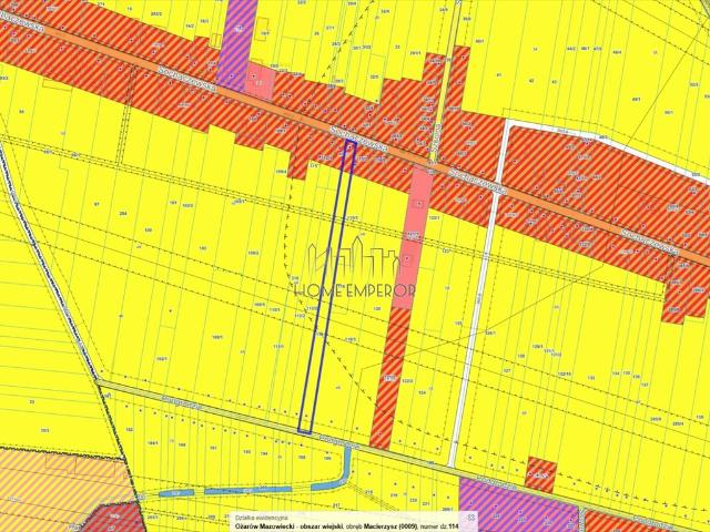 Działka 8 386 m² z mediami i planem zabudowy