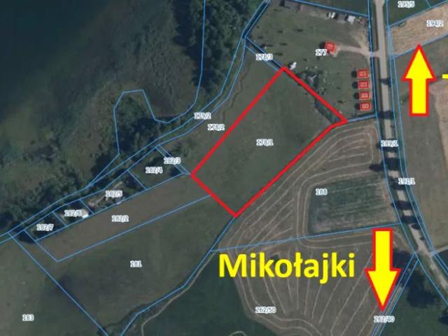 Działka 8 600 m², Tałty
