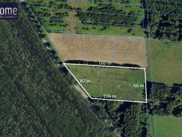 Działka 8 654 m², Kruszyniany