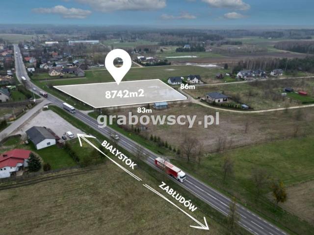 Działka 8 742 m², Zwierki