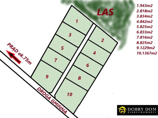 Działka 943 m², Suraż