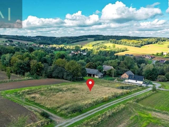 Działka 940 m², Wiśniowa