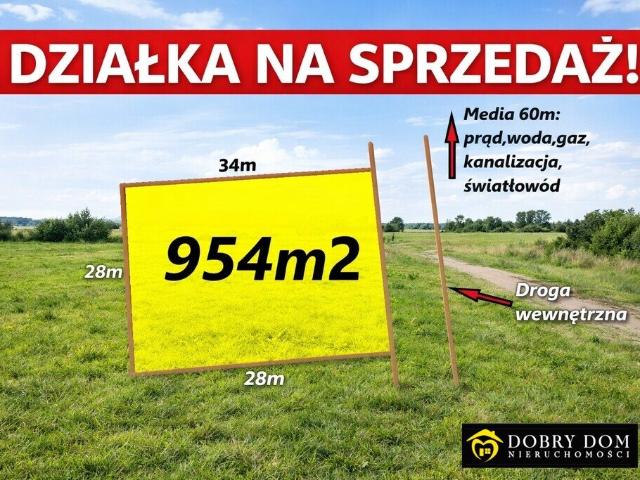 Działka 954 m² pod dom i usługi w Zawadach, Białystok