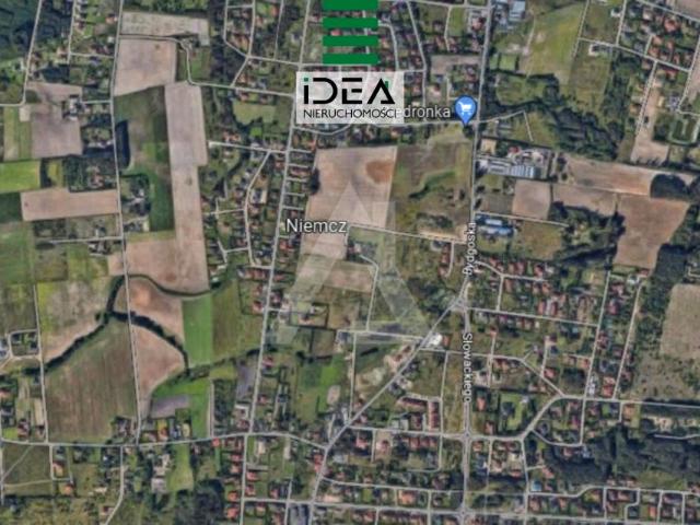 Działka 961 m², Niemcz