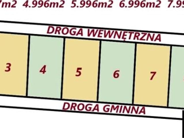 Działka 971 m², Skrybicze