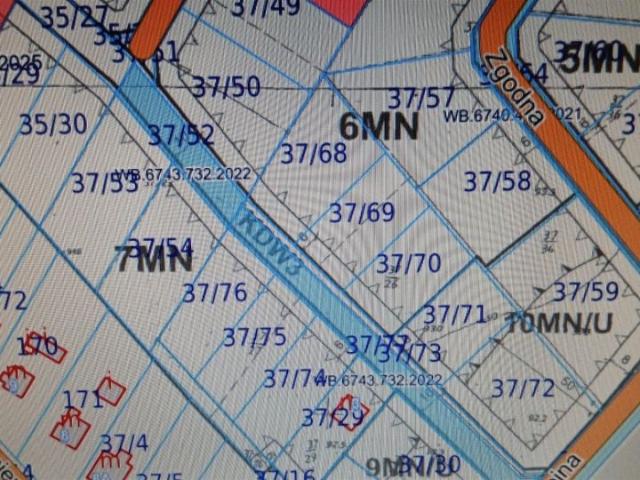 Działka 990 m², Sienno