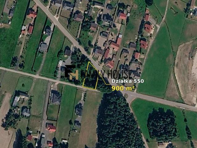 Działka 900 m², Hucisko