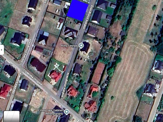Działka 908 m², Kamień Pomorski