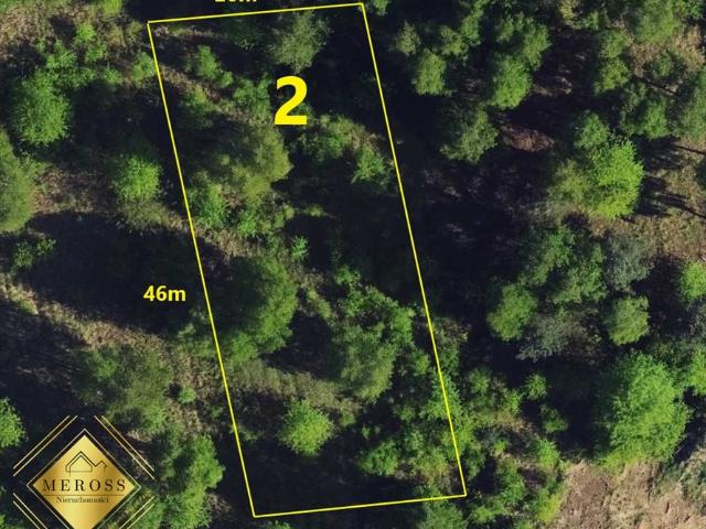 Działka 923 m² z mediami, cicha okolica, Gorzelnia