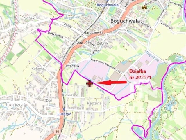 Działka 950 m², Lutoryż