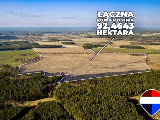 Działka 924 643 m², Koźla