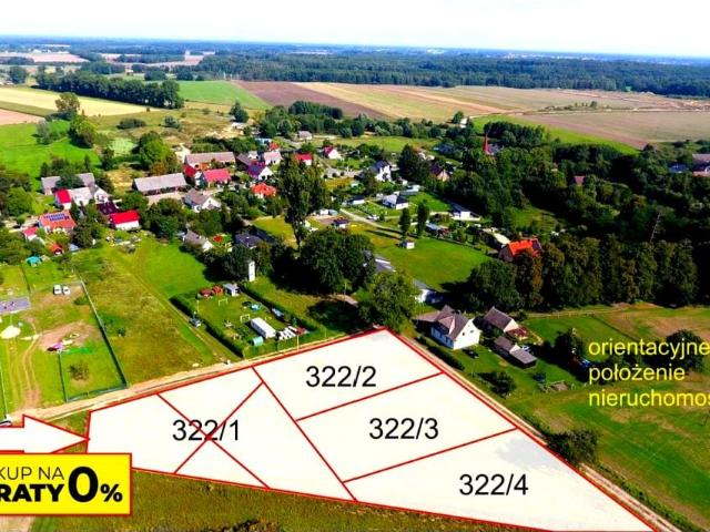 Działka 934 m², Wyszomierz