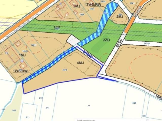Działka 9 521 m², Napachanie