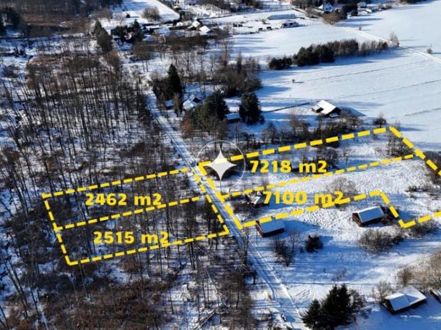 Działka 9 680 m², Husinka