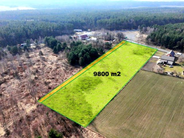 Działka 9 800 m², Wykroty