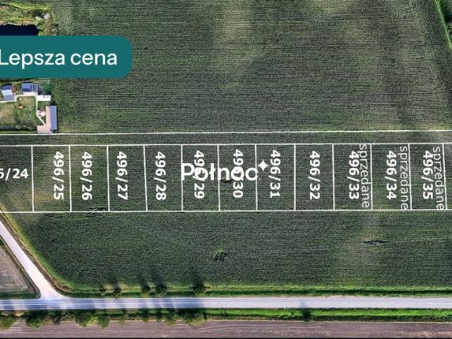 Działki budowlane w Brańsku, 1031 m², media, asfalt