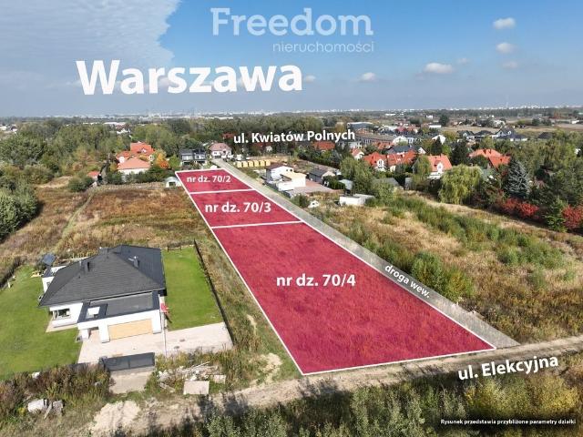 Działki budowlane w Dawidach Bankowych, 3852 m²