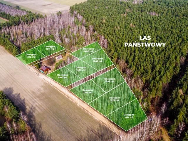 Działki budowlane w Rząśniku, 1000 m2, spokojna okolica