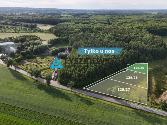 Działki budowlane w Warcz z MPZP, blisko Gdańska