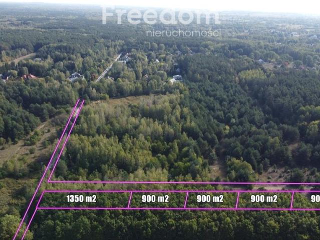 Działki budowlane w Wiktorowie pod Warszawą, 4951 m2