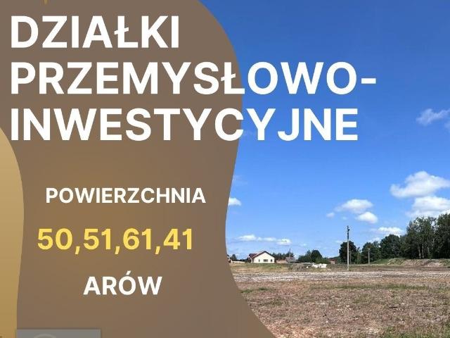 Działki inwestycyjne przy drodze wojewódzkiej 454 w Pokoju