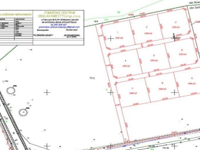 Działki pod wynajem w Sarbsku, 530 m² każda, rekreacja