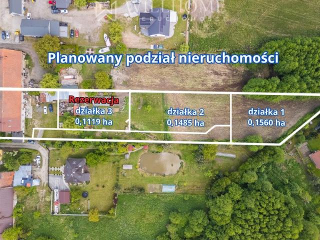Zapraszam do zakupu działek pod zabudowę jednorodzinną 1485 m² w Ligocie Pięknej