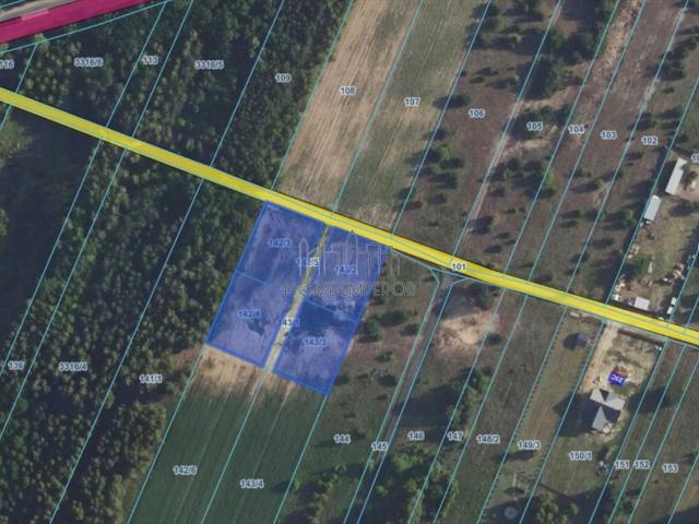 Działki pod domy jednorodzinne w Zalesiu, 1102 m², 55 60 tys. zł
