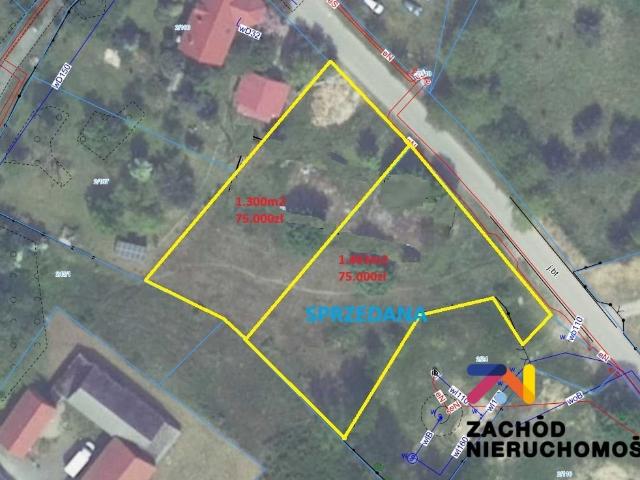 Działki pod dom w Mirocinie Średnim, 1300m², media w drodze
