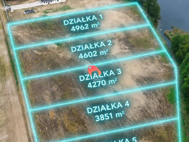 Działki w Recz z warunkami pod dom całoroczny i jeziora