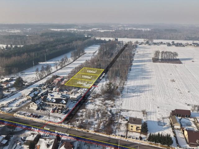 Działki 1000 m² z warunkami zabudowy i potencjałem rozwojowym