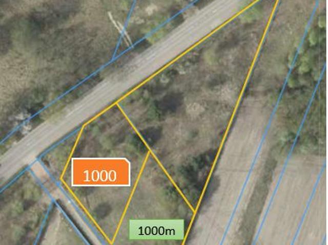 Działkowa 1 000 m², Mostówka
