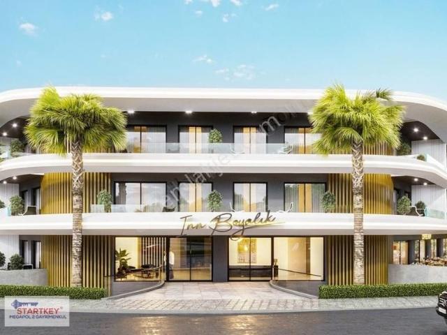 Çeşme Boyalık Inn Projesinde 1+1 Satılık Rezidans