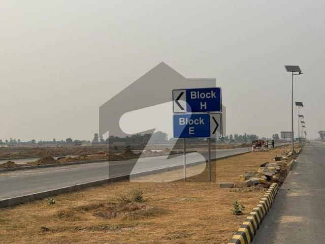 E, G Block 2 Kanal Plot Available For Sale 200 Feet Chenab Road Best Location Near Etihad Town Phase3 Semi Commercial