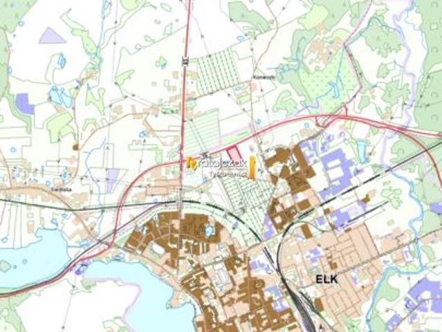 Ełk, ul. Zamkowa, 21101 m² Działka