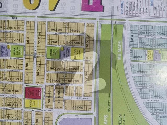E 13 Plot For Sale