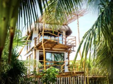 Eco Hotel Boutique con vista al mar y la r?a en El Cuyo, Yucat?n
