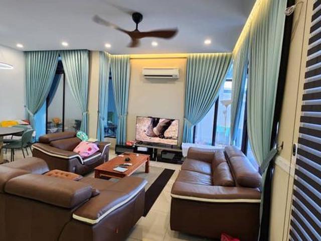 Eco Tropics Double Storey Cluster House 4bed Renovated Masai Johor
