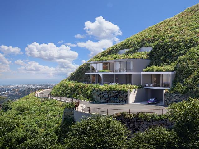 Eco Villa única integrada en la Ladera de las Montañas en el Real de La Quinta Benahavís