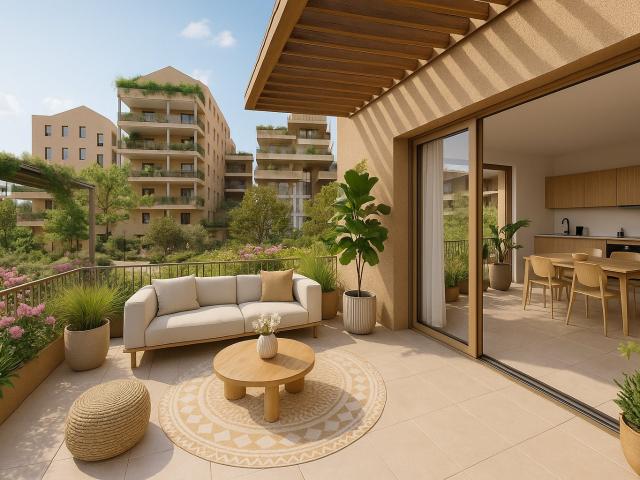 ECOQUARTIER PORT MARIANNE ! MAGNIFIQUE T4 DE 82M² AVEC EXTERIEURS 4 pièces, 82 m²