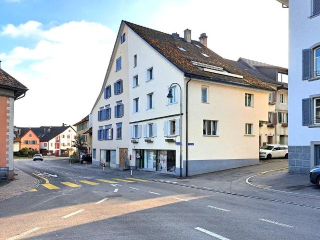 Eck Mehrfamilienhaus mit 2 Wohnungen, 1 Atelier, 10 Zimmern an zentraler Lage