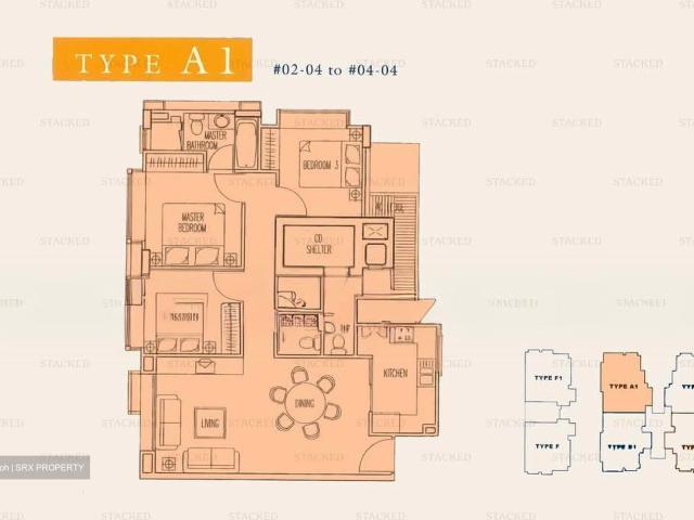 East Shine D14, Apartment