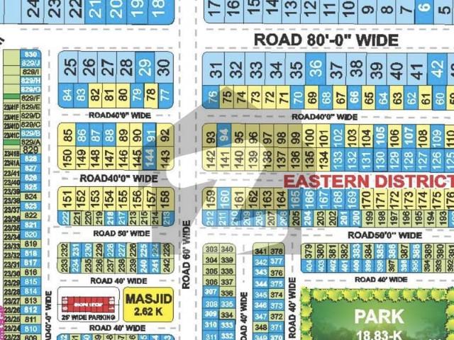 Eastern District Ext 5 Marla Plot For Sale Bahria Orchard Lahore